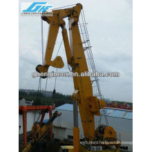 100t Knuckle boom offshore pedestal crane